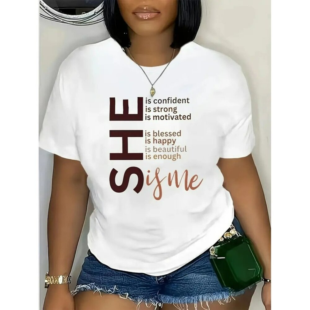 NWT - SHE Graphic Empowering Tee (SKU 1112)